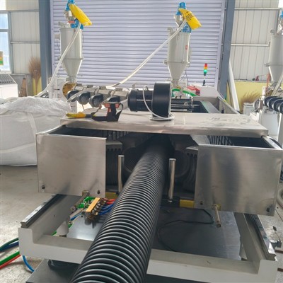 Maszyna do produkcji rur kablowych HDPE 40-160 mm / Testowanie linii do produ...